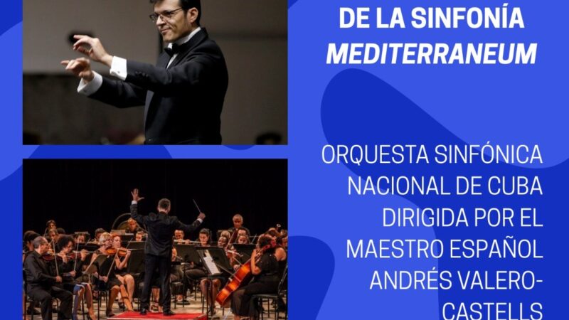 Mes de la Cultura Española en Cuba inicia con estreno Sinfonía Mediterráneum