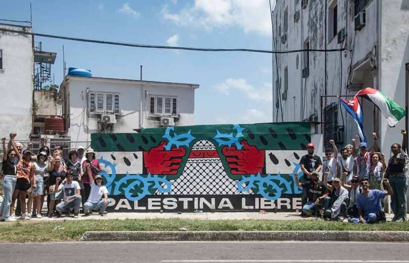 Desde el arte, Cuba en defensa de Palestina