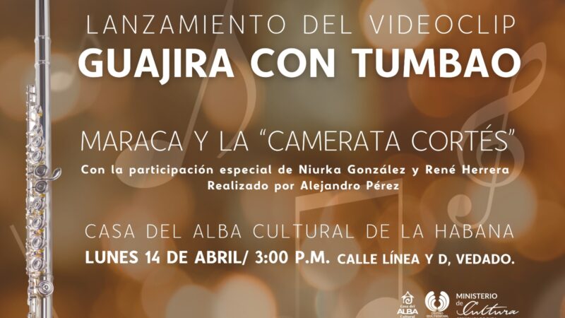 Estrena Centro Multimedial del Mincult el videoclip Guajira con Tumbao