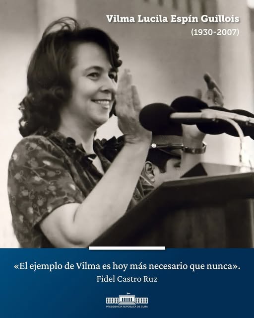 Recuerda Cuba a Vilma Espín Guillois en el aniversario 95 de su natalicio