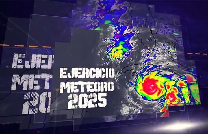 Convoca la Defensa Civil al Ejercicio Meteoro 2025