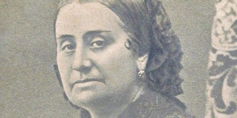 Impronta de la activista española Juana de la Vega