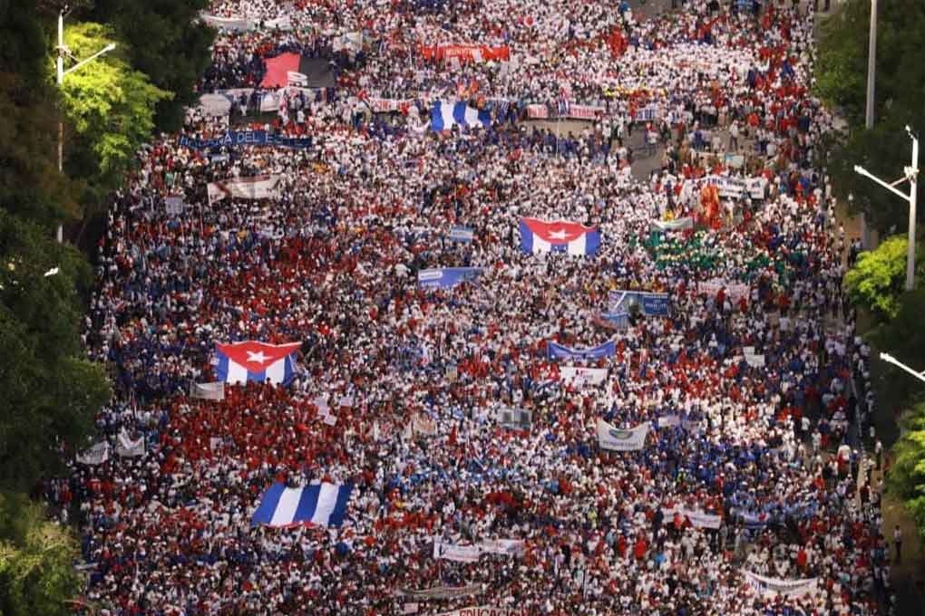 Díaz-Canel elogia unidad del pueblo cubano en Día de los Trabajadores