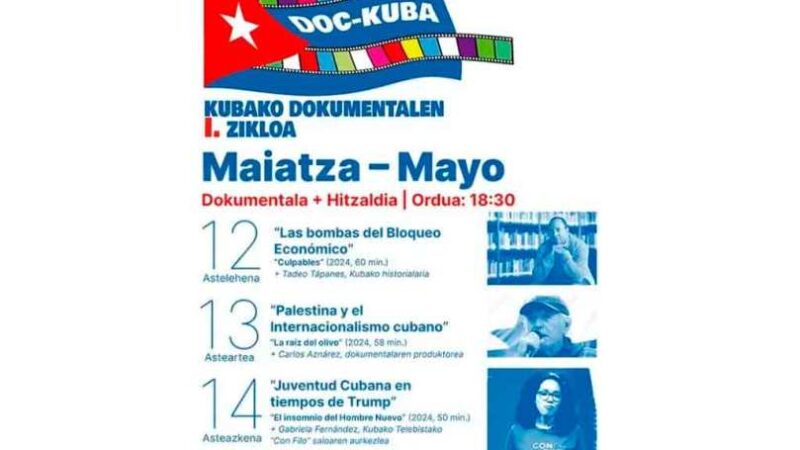 Inicia este lunes en País Vasco ciclo de documentales cubanos