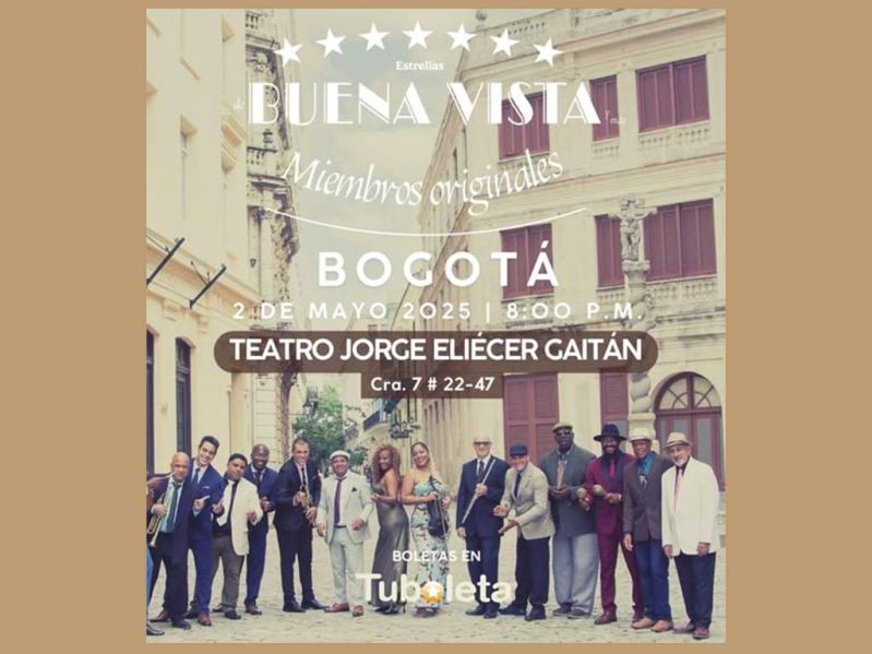 Estrellas de Buena Vista ofrecerán este viernes un espectáculo en Bogotá