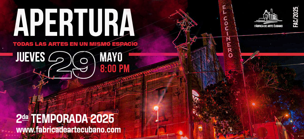 Concierto de X Alfonso en reapertura de Fábrica de Arte Cubano