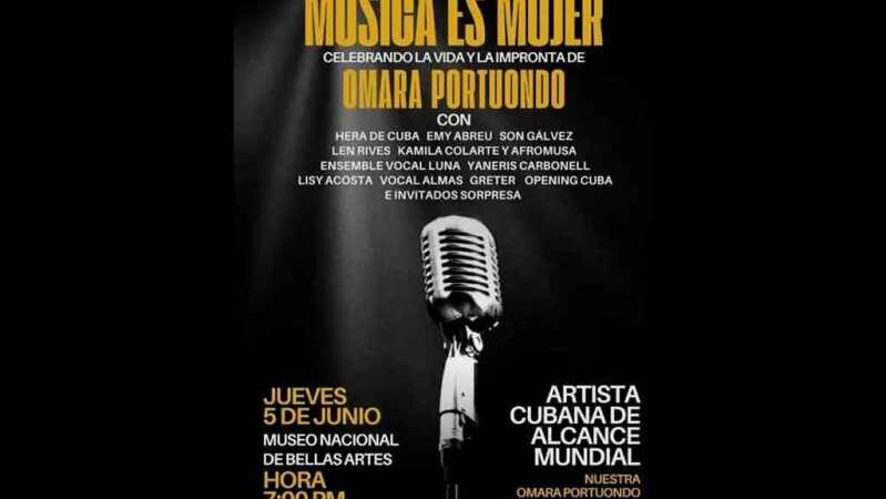 Voces femeninas de Cuba dedicarán concierto a Omara Portuondo