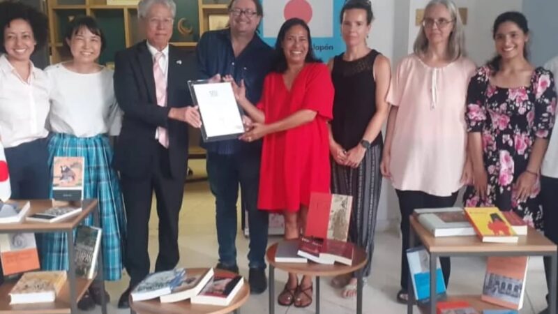 Casa Vitier García-Marruz en Cuba recibe libros sobre Japón