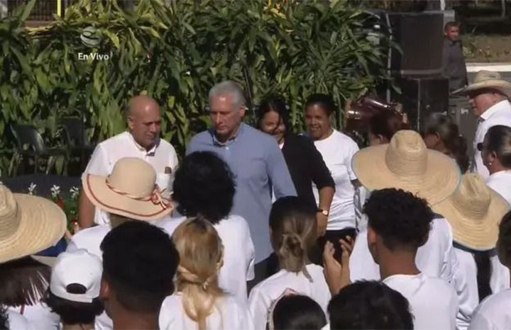 Preside Díaz-Canel homenaje a José Martí en Dos Ríos