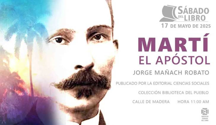 Martí, el apóstol, en la cita del Sábado del Libro