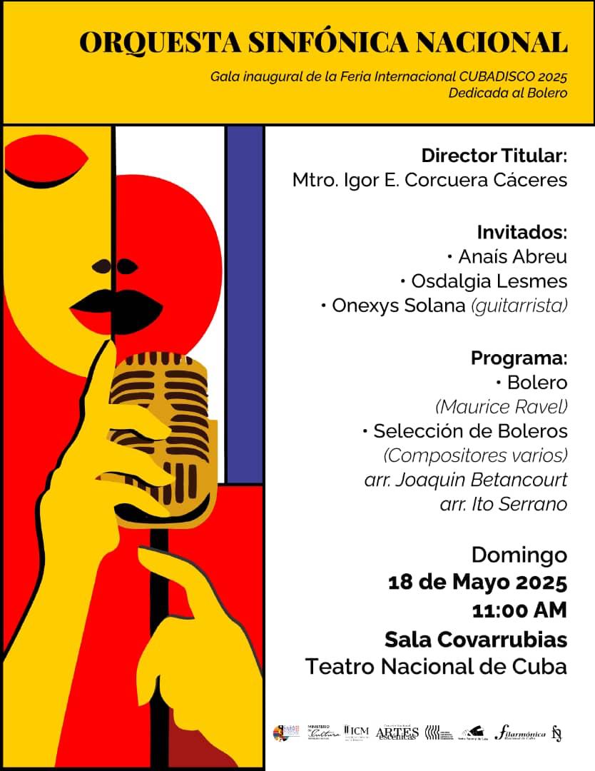 Sinfónica nacional e invitados en gala inaugural de Cubadisco 2025