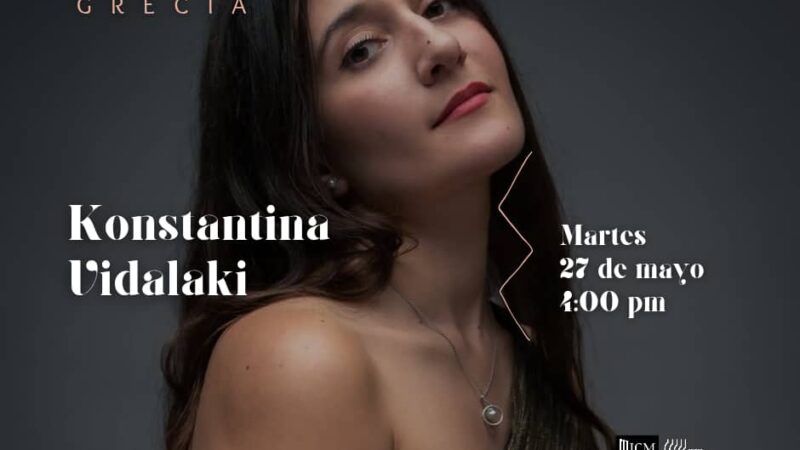 Actuaciones de la pianista griega Konstantina Vidalaki en Cuba celebra centenario de Mikis Theodorakis