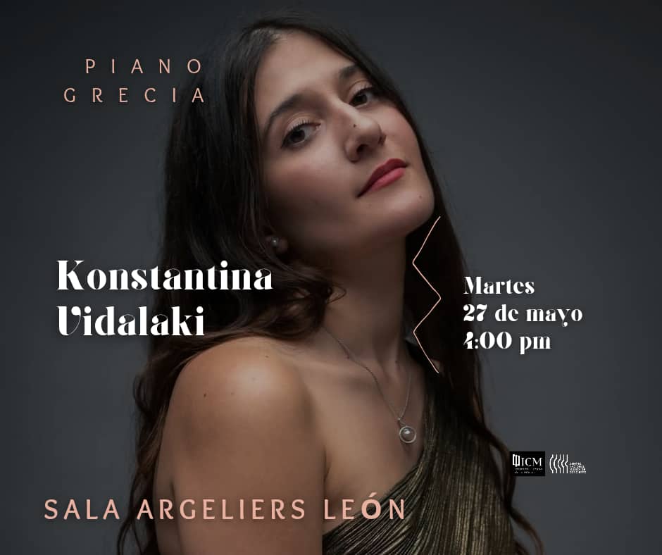 Actuaciones de la pianista griega Konstantina Vidalaki en Cuba celebra centenario de Mikis Theodorakis