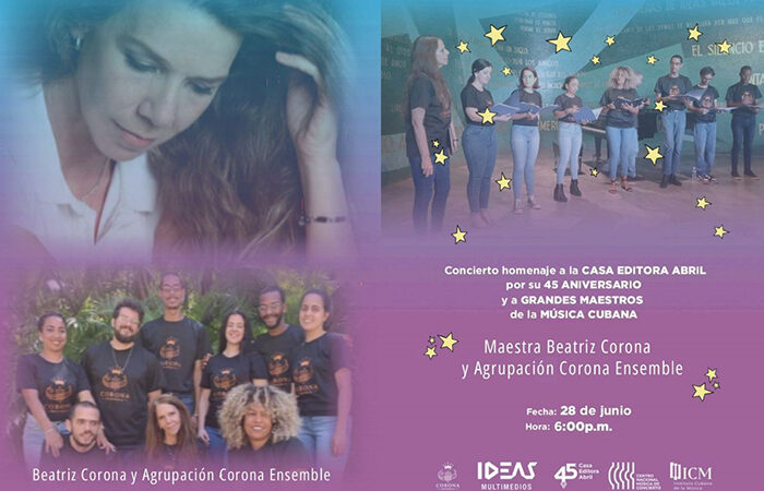 Dedican concierto a la Casa Editora Abril y a grandes maestros de la música