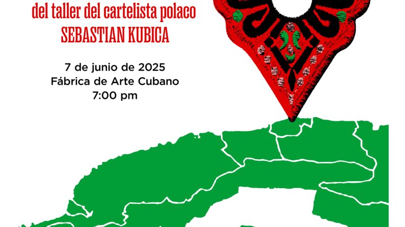 Expondrán carteles creados en taller impartido por Sebastian Kubica