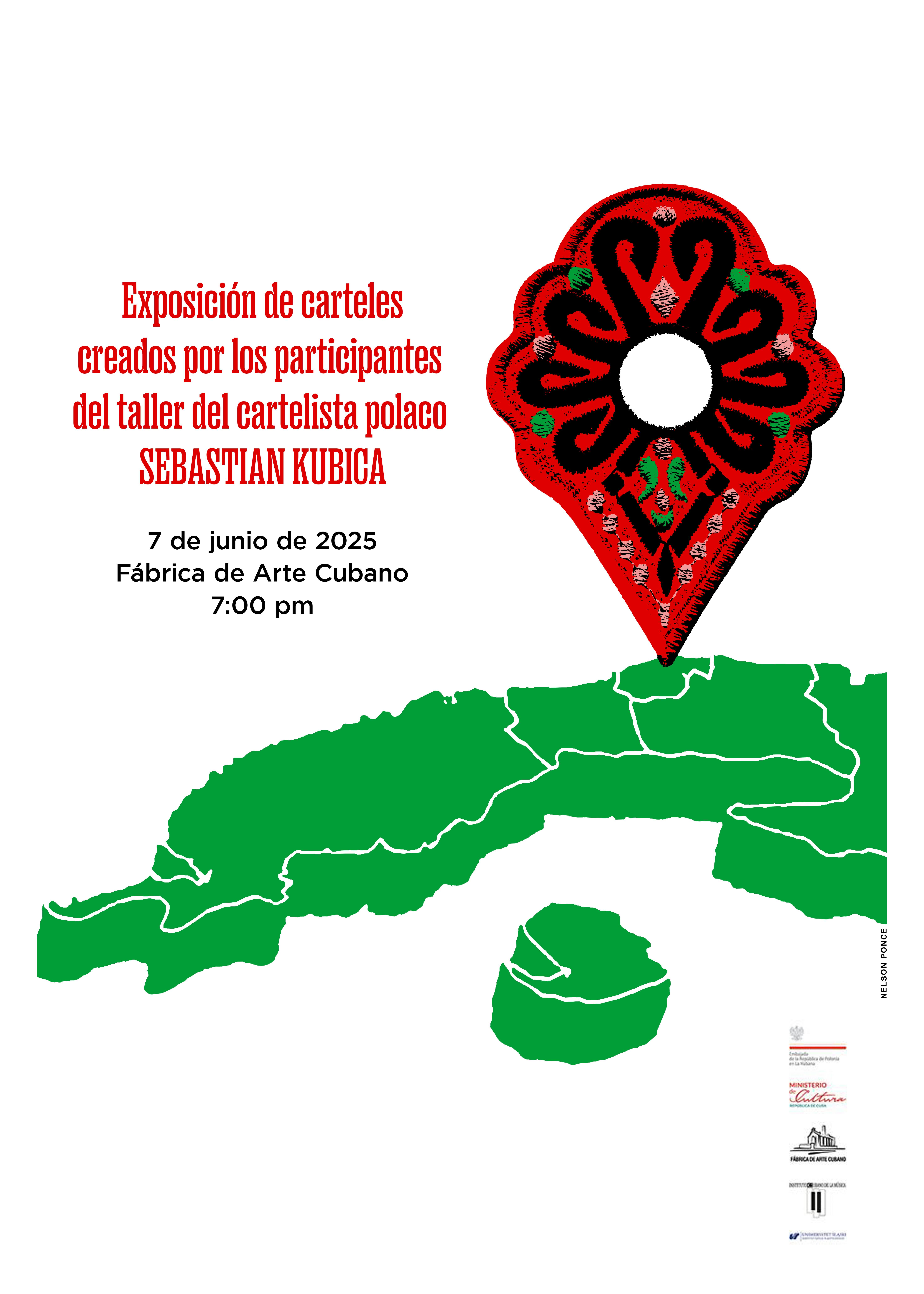 Expondrán carteles creados en taller impartido por Sebastian Kubica