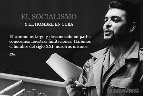 Enaltecen la obra del Che El socialismo y el hombre en Cuba