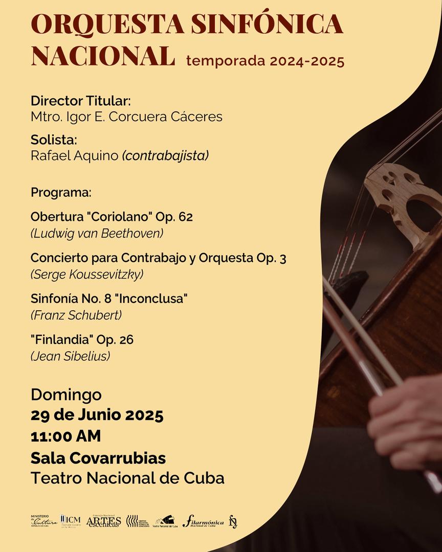 Programa variado ofrece Sinfónica cubana este domingo