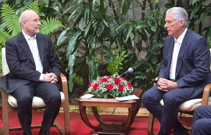 Recibió Díaz-Canel a líder de Asamblea Consultiva Islámica de Irán
