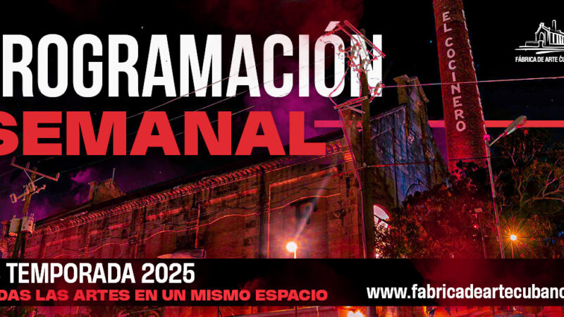 Post –it y moda africana en la programación de Fábrica de Arte Cubano