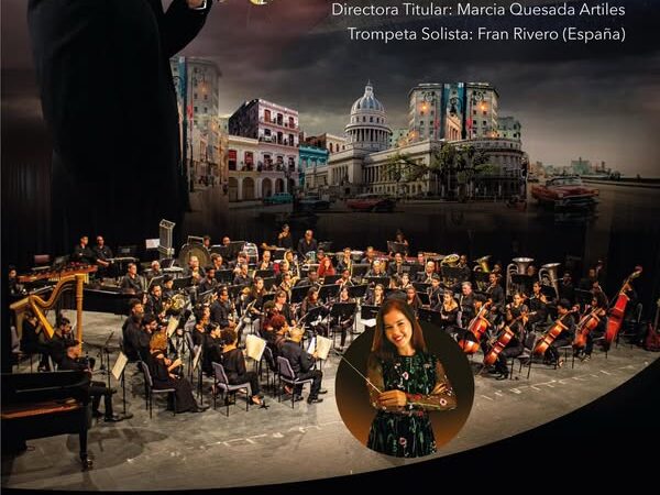 Banda Nacional de Concierto de Cuba y el trompetista español Fran Rivero en concierto