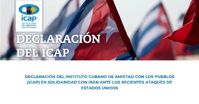 Declaración del Icap en solidaridad con Irán ante los recientes ataques de los Estados Unidos