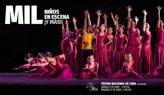 Espectáculo ¡Mil niños en escena…y más!, con Lizt Alfonso Dance Cuba