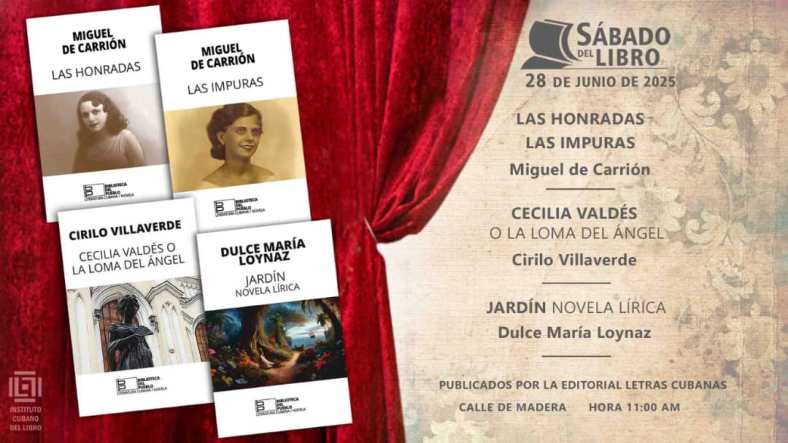 Clásicos de la literatura cubana en el Sábado del Libro