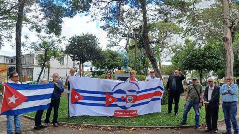 «Cuba no está sola», declaran amigos solidarios de Costa Rica