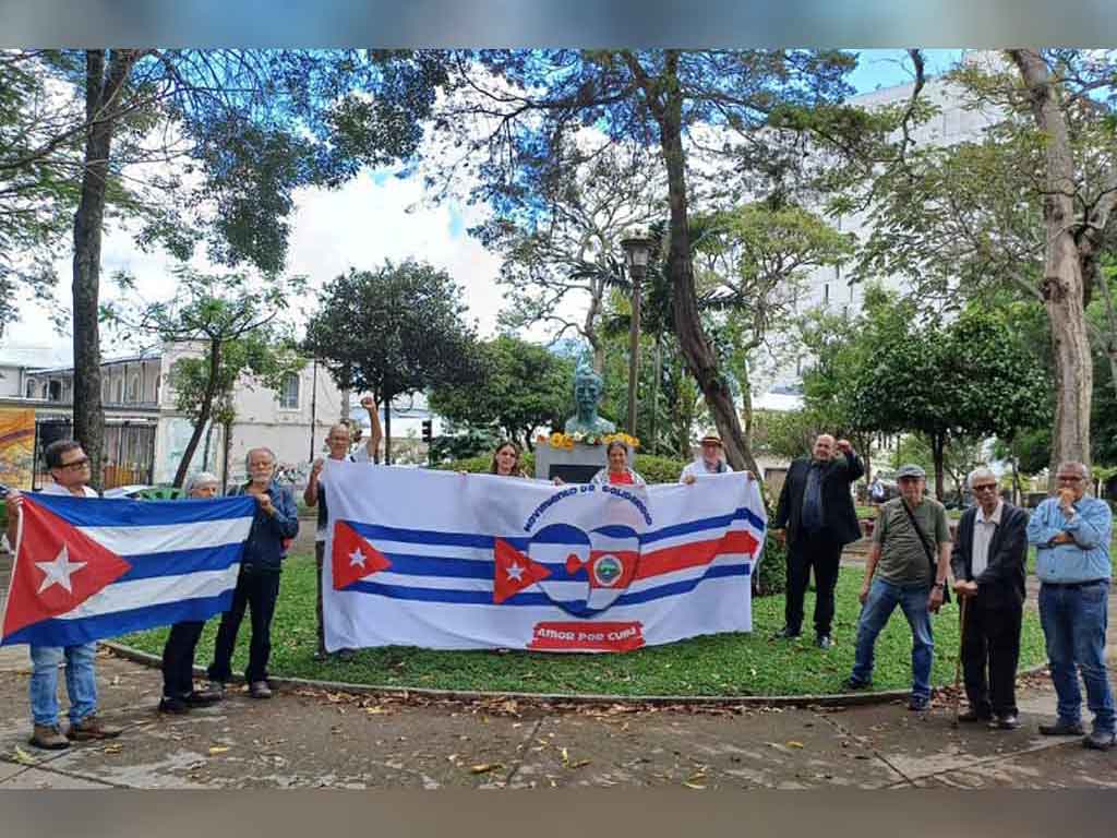 «Cuba no está sola», declaran amigos solidarios de Costa Rica