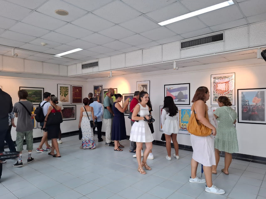 Exposición “En Julio como en carteles”. Foto: Margel Sanchez