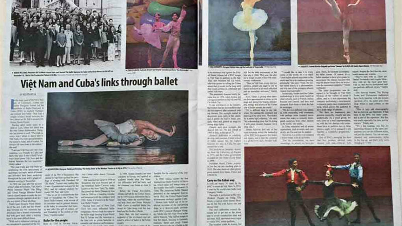 Ballet Nacional de Cuba sigue dando de qué hablar en Vietnam
