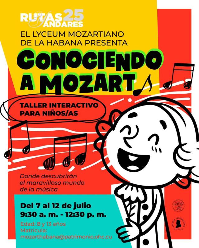 Taller interactivo en el Lyceum Mozartiano de La Habana