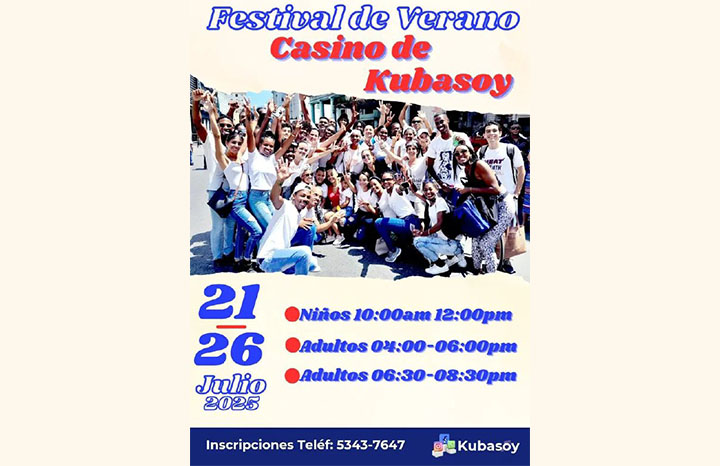 Comienza este lunes el Festival de Verano «Casino de Kubasoy»