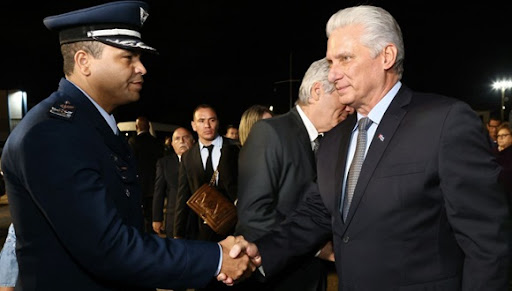 Díaz-Canel arriba a Brasil para participar en cumbre del Brics