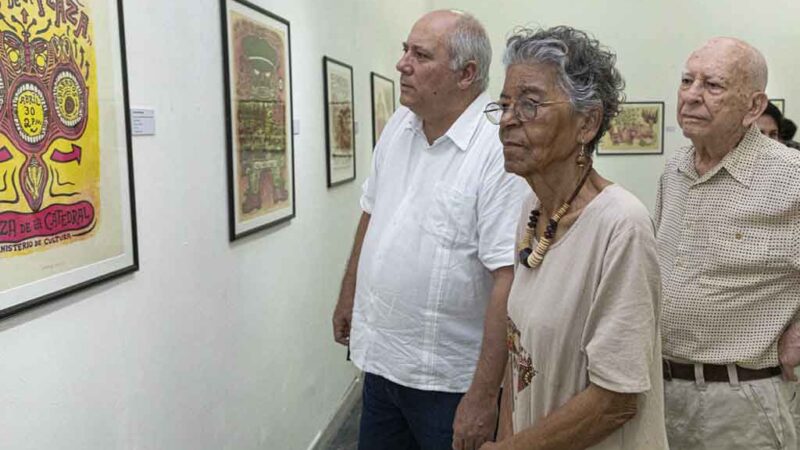 Gráfica de Sosabravo celebra la vida del gran artista cubano