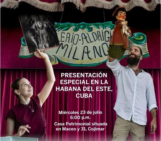 Llega este miércoles a Cojímar compañía italiana de títeres