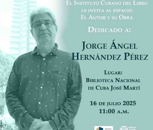 Reconocido escritor en espacio literario de la Biblioteca Nacional José Martí