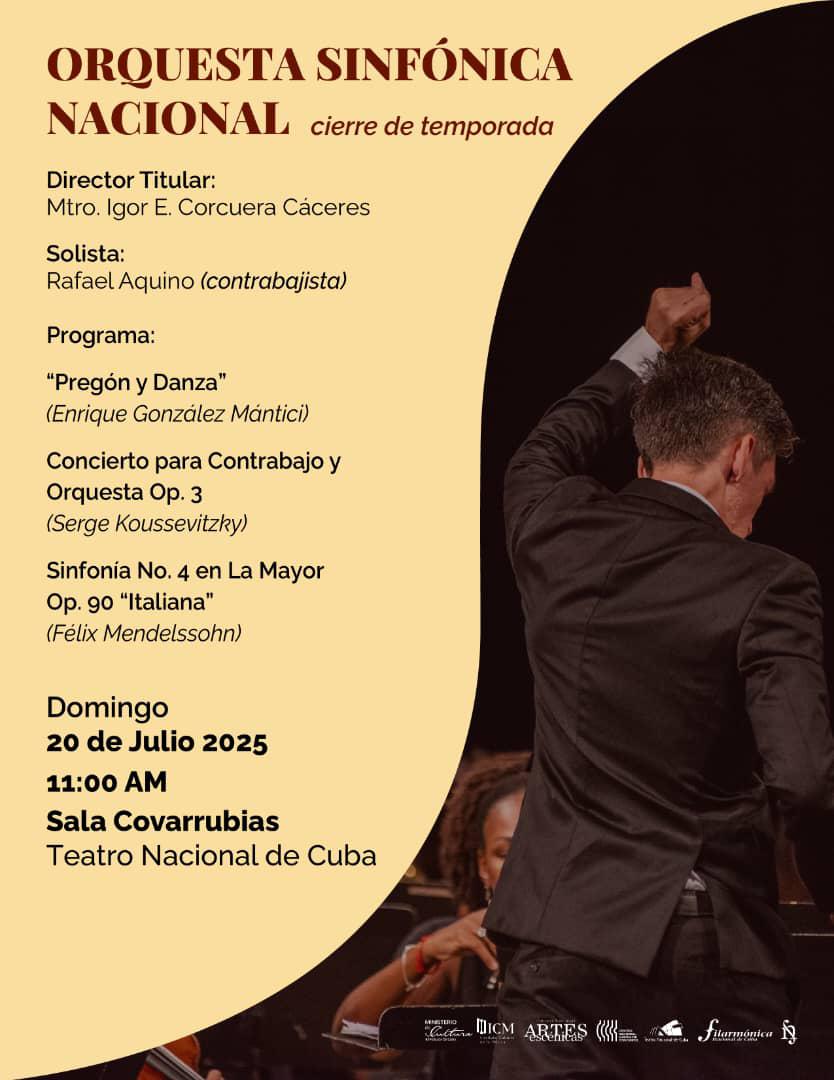 Cierra su primera temporada este domingo Orquesta Sinfónica Nacional de Cuba
