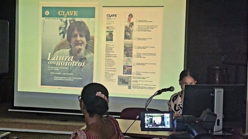 Dedican a Laura Vilar nuevo número de la revista Clave