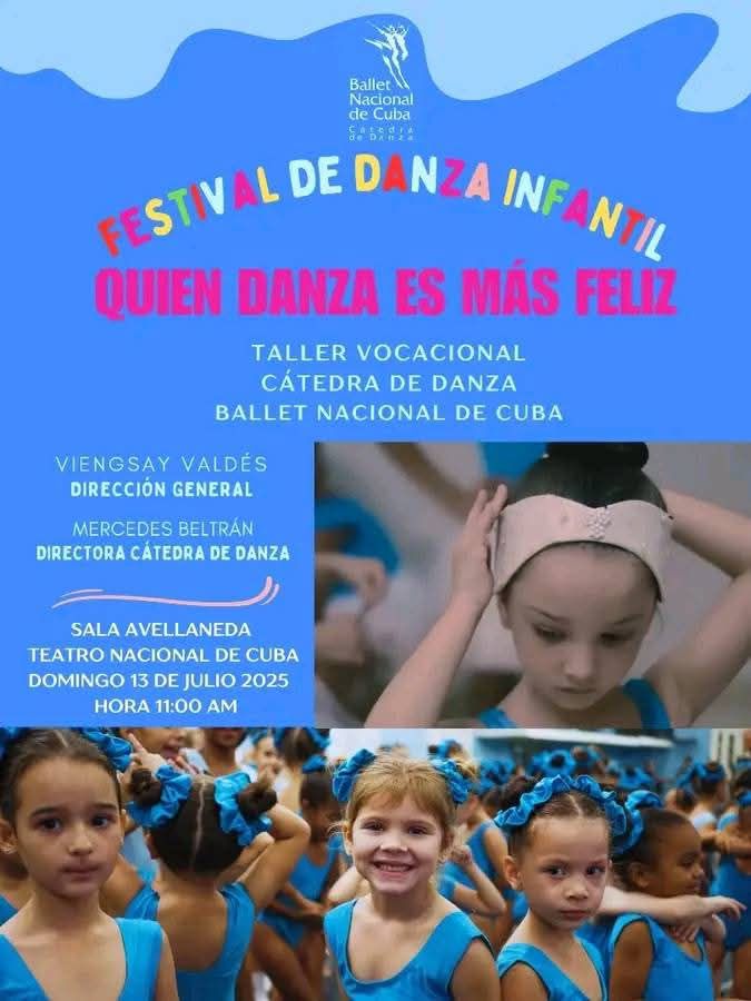 Presenta Ballet Nacional de Cuba gala de su cátedra de danza en el Teatro Nacional de Cuba