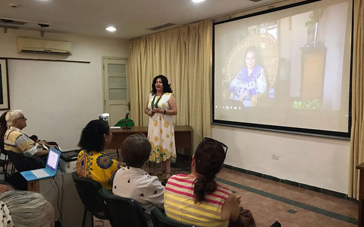 Centro Dulce María Loynaz celebró a la escritora Aitana Alberti