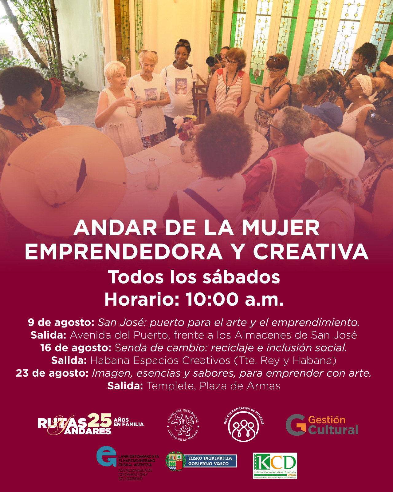 Recorridos por el Centro Histórico habanero y más allá en el proyecto Rutas y Andares