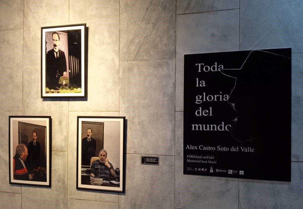 Inauguran exposición Toda la gloria del mundo dedicada a Fidel