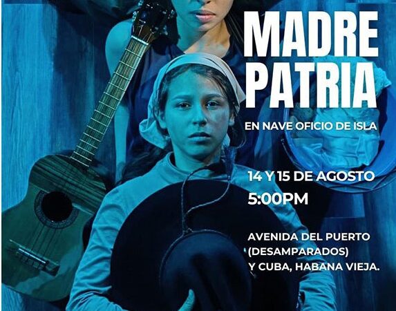 A escena Madre Patria en Nave Oficio de Isla