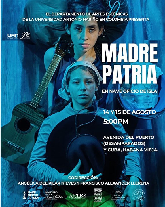 A escena Madre Patria en Nave Oficio de Isla