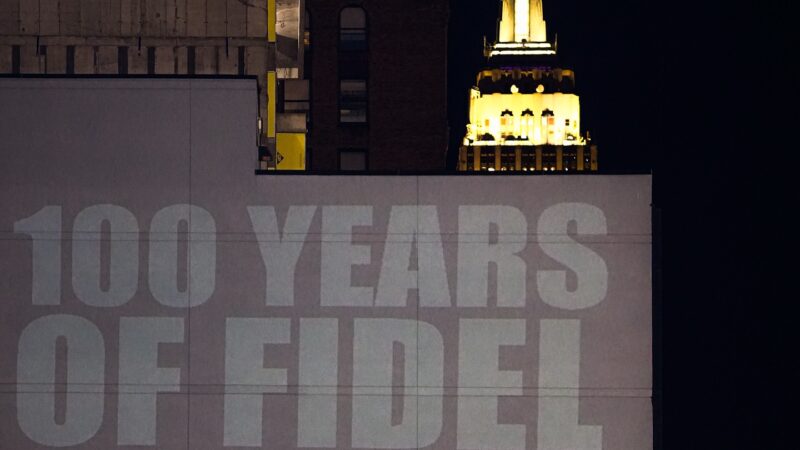 Fidel en las calles de Nueva York