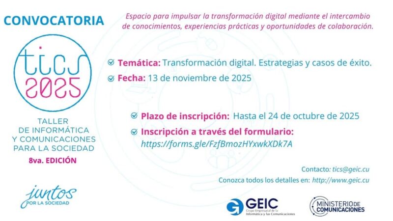 TICs 2025 ¡Juntos por la sociedad!