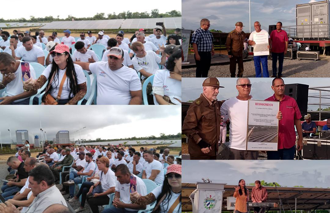 Inauguraron parque solar fotovoltaico en La Habana