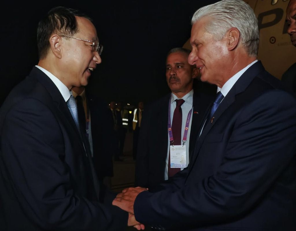 Presidente cubano llegó a China para actividades conmemorativas